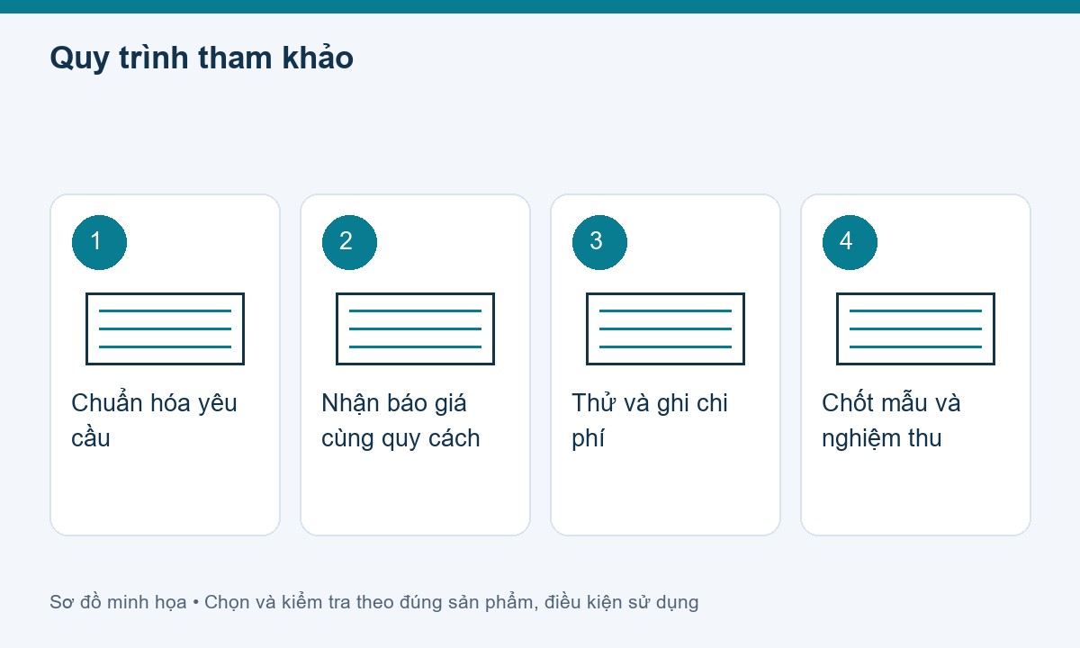 Quy trình tham khảo cho băng keo giá sỉ